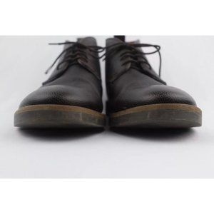 Zara Men's Lizard Skin Print Lace Up Ankle Boots